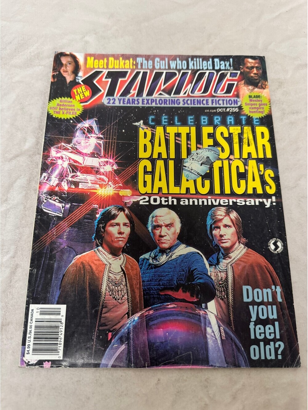 Starlog Magazine #255 October 1998 Battlestar Galactica Star Trek Deep Space 9